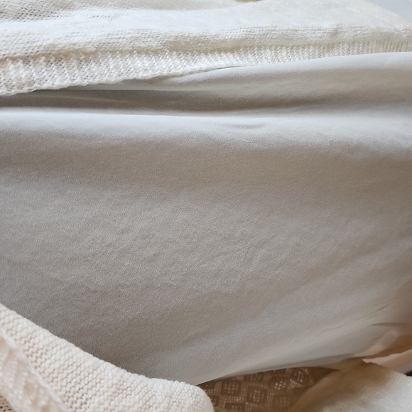 Lucky Brand women's crew neck sweat with split back and under blouse. Size XS - Picture 5 of 9